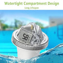 RAINPOINT Anti-Fog 360° Reading WiFi Digital Pool Thermometer Floating for Ice Bath,Double-Layer IP68 Waterproofing Remote Temperature Monitor E-Mail&Push Notification Hot Tub SPA,Fish Tank,Aquarium by GreenHaven Gardens
