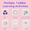 Busy Cube Toys for 1 Year Old Girl Gifts, Montessori for Baby Girl, Travel Sensory Toys for Toddlers 1-3, Learning Fine Motor Skills| 1st Birthday Girl Gifts 12 Months + by TinyTreasures Baby Boutique