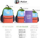 Toddler Backpack for Boys 2-5: Preschool Kindergarten Backpack - 13"" Daycare Backpack Fit A4 Folder, Medium by TinyTreasures Baby Boutique