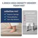 Baby Play Mat for Floor,1.3'' Thick Memory Foam Play Mat,50''x50'' Tummy Time Mat with PU Leather,Cushioned & Waterproof Playpen Mats,Non Slip Crawling Padded for Toddlers,Infants,Kids by TinyTreasures Baby Boutique