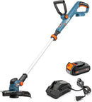 SENIX 20V 10" Cordless Weed Wacker, String Trimmer, Telescoping Rotating Shaft, Adjust Head & Assistant Grip, Auto Line Feed w/ 2.5Ah Battery & Charger, GTX2-M by GreenHaven Gardens