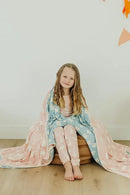 Copper Pearl Jumbo 3-Layer Baby Blanket: Soft Baby Quilts for Boys and Girls | Breathable, Cozy, Toddler Blanket | Baby Quilt for Newborns | 46x46 Premium Polyester/Rayon | Goosie by CozyNest Decor