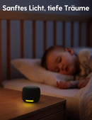 Babelio White Noise Sound Machine, Night Light, Mini and Portable, 15 Non-looping Sounds, Timer, Memory Function, for Adults Baby, Travel by TinyTreasures Baby Boutique