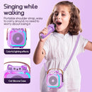 Karaoke Machine with 2 Wireless Microphones for Kids Adults,Portable Bluetooth Speaker Girls Toddlers Toy Gift for Aged 3-12 Year Birthday Parties Christmas Party - Purple by TinyTreasures Baby Boutique