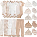 Kiddiezoom Unisex Baby Layette Essentials Giftset Clothing Set 19-Piece For Newborn Baby by TinyTreasures Baby Boutique