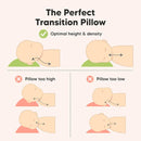 Toddler Pillow with Pillowcase - 13x18 My Little Cuddly Pillow, Viscose Derived From Bamboo Nursery Toddler Pillows for Sleeping,Kids Pillow,Small Travel Pillows,Mini Toddler Bed Pillow (Soft White) by TinyTreasures Baby Boutique