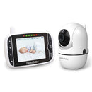 HelloBaby Video Baby Monitor with Remote Camera Pan-Tilt-Zoom, 3.2'' Color LCD Screen, Infrared Night Vision, Temperature Display, Lullaby, Two Way Audio by TinyTreasures Baby Boutique