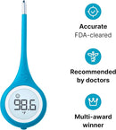 Kinsa Smart,Fever, Digital Medical Baby, Kid and Adult Termometro - Accurate, Fast, FDA Cleared Thermometer for Oral, Armpit or Rectal Temperature Reading - QuickCare by TinyTreasures Baby Boutique