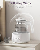 Bottle Warmer comfyer, Baby Bottle Warmer with Night Light & Faster Cooling Fan, Instantly Water Warmer, Tea Kettle Electric with 6 Temperature Control Presets, Feed Baby More Easier and Healthier by TinyTreasures Baby Boutique