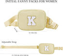YOOLIFE Initial Belt Bag - Crossbody Fanny Pack for Women - Khaki Monogrammed Everywhere Bag by TinyTreasures Baby Boutique