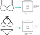 BAGAIL Laundry Bags Mesh Wash Bag for Intimates Lingerie and Delicates,4Pcs(Bra Wash Bag,6×6inch+7×7inch) by TinyTreasures Baby Boutique