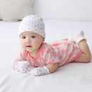 Newborn Baby Boy Girl Caps Mittens Socks Set Cotton Baby Essentials Accessories (Hats+Gloves+Socks) by TinyTreasures Baby Boutique