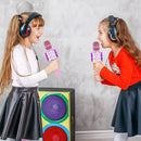 Amazmic Toys for Girls, Kids Karaoke Microphone Toddler Microphone for Kids with Lights, Birthday Gift for Girls, Boys Toy Age 3 4 5 6 7 8+(Light Pink) by TinyTreasures Baby Boutique