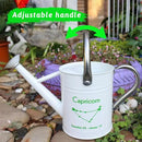 Metal Watering Can for Outdoor and Indoor Plants, Watering Can Decor, 1 Gallon (Capricorn) by GreenHaven Gardens