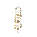 Crane Baby Brass-Finished Lunar Ceiling Hanging for Nursery, Lunar Nursery Decor for Boys and Girls, Ceiling Hanging for Kids Room, 6 X 6 X 36 by TinyTreasures Baby Boutique