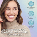Venus Visage Activated Charcoal Toothpaste for Whitening, 3 Pack - Effective Teeth Whitening Toothpaste for Surface Stains - Peppermint Flavor (3.7 oz/105 g) by CozyNest Decor