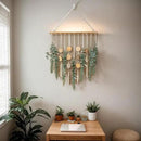 Artificial Eucalyptus Wall Decor Fake Greenery Leaves Stems Home Decor Wall Hanging Plants Boho Rustic Farmhouse Decor for Bedroom Kitchen Dining Room Livingroom Bathroom Livingroom (Small) by CozyNest Decor