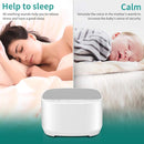 Magicteam Sleep Sound White Noise Machine with 40 Natural Soothing Sounds and Memory Function 32 Levels of Volume Powered by AC or USB and Sleep Timer Sound Therapy for Baby Kids Adults (B-White) by TinyTreasures Baby Boutique
