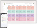 Digital Calendar 15.6 Inch, Electronic Calendar Chore Family Schedules, Smart Weekly and Monthly Planner, 1920 * 1080P IPS Touchscreen Interactive Display - Wall Mount White by TinyTreasures Baby Boutique