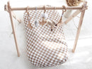 LifeTree Muslin Baby Lounger Cover, Newborn Slipcover Lounger Cover for Boys Girls Infant, Soft 70% Viscose from Bamboo and 30% Cotton, Cover Only, Checkered Pattern by TinyTreasures Baby Boutique