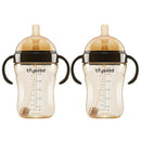 PPSU Natural Breast-Like Bottle with Nipple(7-10 Months),10oz，2pack by TinyTreasures Baby Boutique