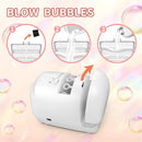 Bubble Machine for Kids Parties Bubble Maker Operated by Plugin or Batteries Outdoors Blower Life Theme Parties Weddings Birthday Parties Create Bubble World Gifts for Boys and Girls by TinyTreasures Baby Boutique