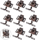 8 Pack Cabinet Latch Double Roller Catch for Cupboard Closet Cabinet Door Latches and Catches, Bronze by TinyTreasures Baby Boutique