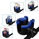 Accmor Stroller Cup Holder with Phone Holder, Bike Cup Holder, Universal Cup Holder for Uppababy Nuna Doona Strollers, 2-in-1 Cup Phone Holder for Stroller, Bike, Wheelchair, Walker, Scooter by TinyTreasures Baby Boutique