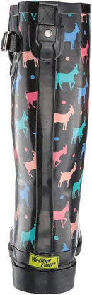 Western Chief Women's Tall Waterproof Rain Boot Outdoor Garden Shoes by GreenHaven Gardens