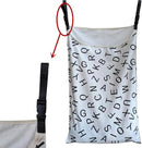Adjustable Space Saving Door Hanging Laundry Hamper Bag Dorm Laundry Bag,Wide Open Top Over The Door Laundry Hamper with Free Hanging Hooks by CozyNest Decor