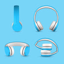 LilGadgets Connect+ Wired Kids Headphones for School with Mic, Volume Limited & Noise Reduction, On-Ear Headset with Cord, SharePort Technology for Multiple Kids & SoftTouch Padding, Blue by TinyTreasures Baby Boutique