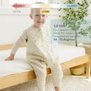 Tealbee Dreamsuit: Toddler Sleep Sack with Feet 3T 4T - 1.2 TOG All Season Baby Wearable Blanket for Walkers - Rayon made from Bamboo, Organic Cotton Sleep Bag - Moons Stars by TinyTreasures Baby Boutique