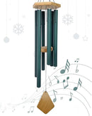 Wind Chimes Outdoor Deep Tone, Wind Chimes for Outside, Memorial Wind Chimes with Hook as Gifts for Mother's Day/Housewarming/Christmas, Patio, Garden, Yard, Home Décor. Green by CozyNest Decor