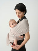 Konny Baby Carrier Flex AirMesh with Head Support- Adjustable, Easy to Wear Baby Wrap Sling, Perfect for Newborn Babies Essentials up to 44 lbs (XS-XL) -Wood Rose by TinyTreasures Baby Boutique