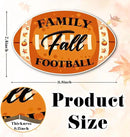 Autumn Wooden Signs, Rustic Thanksgiving Decoration, Home Interior And Exterior Decor, Autumn Harvest Thanksgiving Home Decor (Football), Housewarming Gift by CozyNest Decor