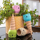 4 Pack Plant Watering Devices, Owl Shape Terracotta Watering Spikes, Vacation Self Watering Planter Insert, Automatic Plant Waterer for Indoor Outdoor Plants by GreenHaven Gardens