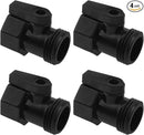 3/4Inch Plastic Garden Hose Connector Garden Hose Shut Off Valve Plastic for Irrigation System Garden Sprayer Sprinkler 4PCS by GreenHaven Gardens