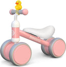 Baby Balance Bike Toys for 12-36 Months Kids Toy Boy and Girls Gifts Toddler Best First Birthday Gift Children Walker No Pedal Infant 4 Wheels Bicycle (Classic, Pink) by TinyTreasures Baby Boutique