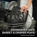 Air Fryer 6.8 Quarts, 10-in-1 Functions, Air Fry, Roast, Bake, Broil, Dehydrate, Large & Compact Air Fryers, Nonstick & Dishwasher-Safe Airfryer Basket, Stainless Steel Air Fryer, Easy to Use by CozyNest Decor