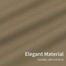 Easy-Going Blackout Curtains for Bedroom, Solid Thermal Insulated Grommet and Noise Reduction Window Drapes, Room Darkening Curtains for Living Room, 2 Panels(46x63 in, Tan) by CozyNest Decor