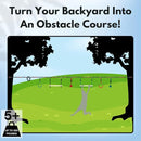 Slackers Ninjaline - 36' Intro Kit - Includes 7 Hanging Attachments - Best Outdoor Ninja Warrior Training Equipment For Kids - Build Your Very Own Backyard Obstacle Course - Rated Ages 5+ by TinyTreasures Baby Boutique