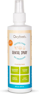 Oxyfresh Advanced Pet Dental Spray – Instant Dog and Cat Fresh Breath: Easiest No Brushing Pet Dental Solution for Dogs and Cats – Best Way to Fight Plaque, Keep Teeth & Gums Healthy, 8oz. by CozyNest Decor