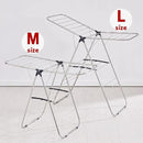 TRES BELLE 25NEW Stainless Steel Clothes Drying Rack(L)–Foldable,Lightweight,Anti-Slip Elastic Rods,Made in Korea,Indoor & Outdoor Use,Rust-Resistant,Towels Drying,Underwear,Baby Clothes–L Sizes