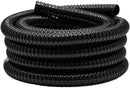 0.75 Inch Pond Tubing, 3/4" ID Corrugated Water Pipe, 20 Feet Length Flexible PVC Hose Pipe with Pipe Fittings, Aquarium, Pond Waterfall, Garden Pond Pump Drainage Tube Black by GreenHaven Gardens