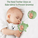 Baby Teething Toys for 0-6 6-12 Months (5 Pack) - Tinabless Food Grade Silicone Teething Mitten&Teething Relief Toys Set, BPA-Free, Freezer Safe for Infants and Toddlers, Silicone Baby Teethers(Green) by TinyTreasures Baby Boutique