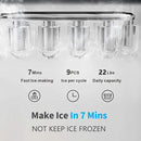 Self-Cleaning Bottom Load Water Cooler Dispenser with Ice Maker for 5 Gallon 3 Temperature Settings 22lbs Daily Capacity White by CozyNest Decor