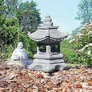 Design Toscano s/2 Chengdu Pagoda Asian Lantern Statues by GreenHaven Gardens