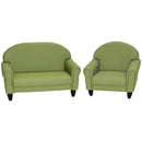 Children's Factory As We Grow Chair and Couch, Flexible Seating for Daycare or Preschool, Kids Reading Couch, Playroom Furniture, Sage by CozyNest Decor