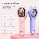 Pink and Purple Microscope for Kids-200X Portable Digital Mini Microscope- Your Little Scientist Miniscope - STEM Toy for Age 5 6 7 8 9 10 11 12 Years Old Toddlers. by TinyTreasures Baby Boutique