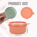 Set of 12 Small Round 9 oz Deli Containers with Lids, Airtight Leakproof Reusable Food Storage, Plastic To Go Bento Box, Mini Lunch Box, Snack Storage Bowl, for Kitchen, Picnic (12) by TinyTreasures Baby Boutique